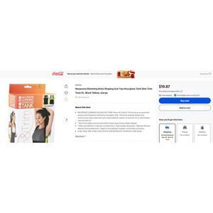 Slim & Trim Neoprene Slimming Hourglass Tank Small